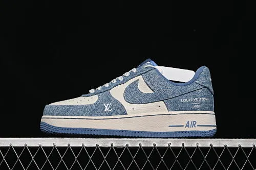 All categories Nk Air Force 1 Air Force series Nk Air Force 1 Low Air Force low-top Nike Air Force 1'07 Low LV joint ice blue denim Air Force 1 low-top casual sneakers LW9279-021